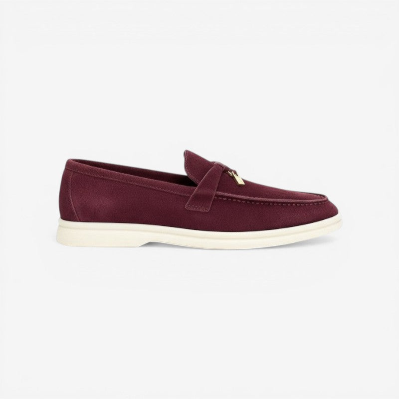 Round Toe Low Heel Loafers