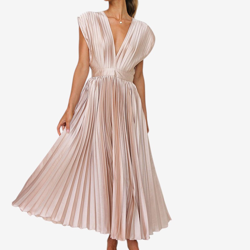 Sleeveless V-Neck Minimal Dress