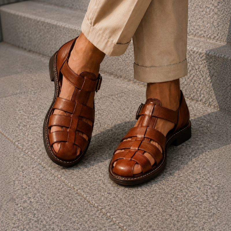 Men’s Stylish Breathable Round Toe Shoes