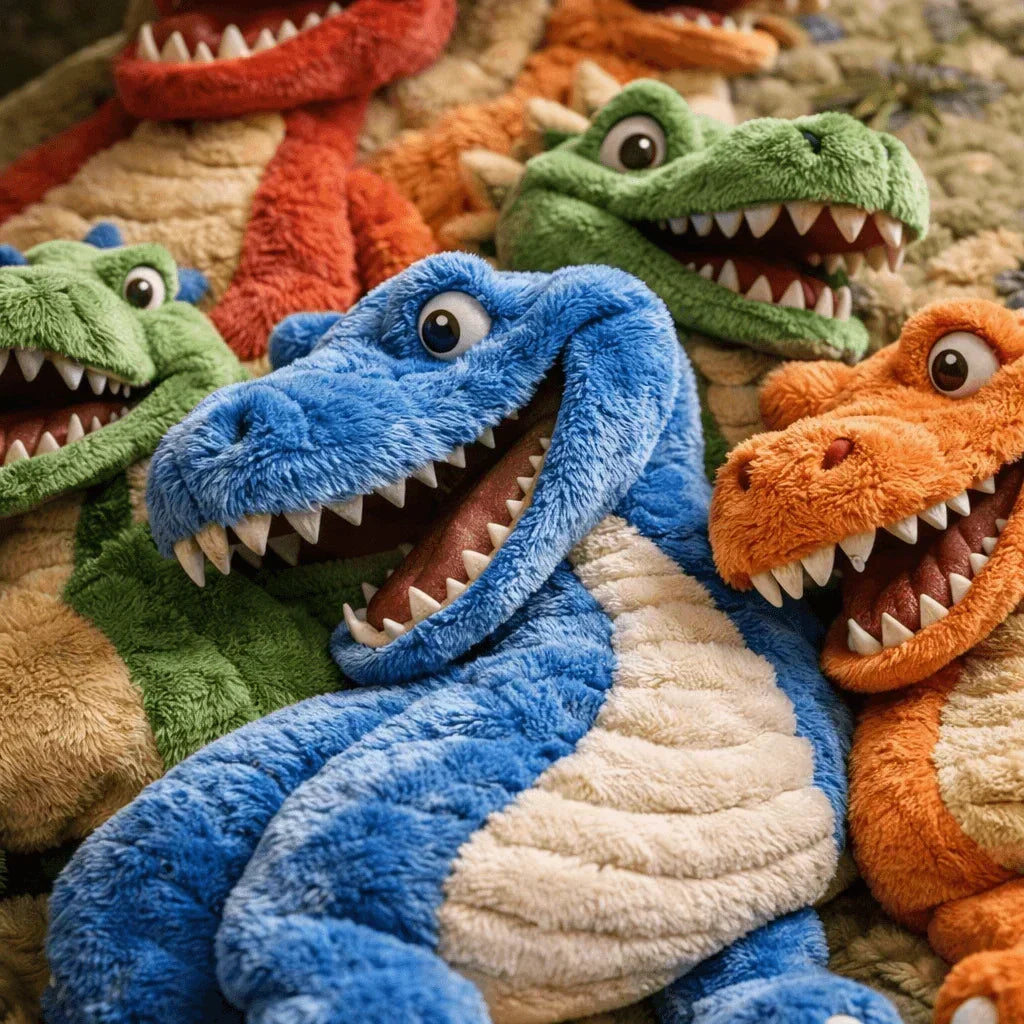 DinoLayer - Plüss takaró 3D dinoszaurusz mintával