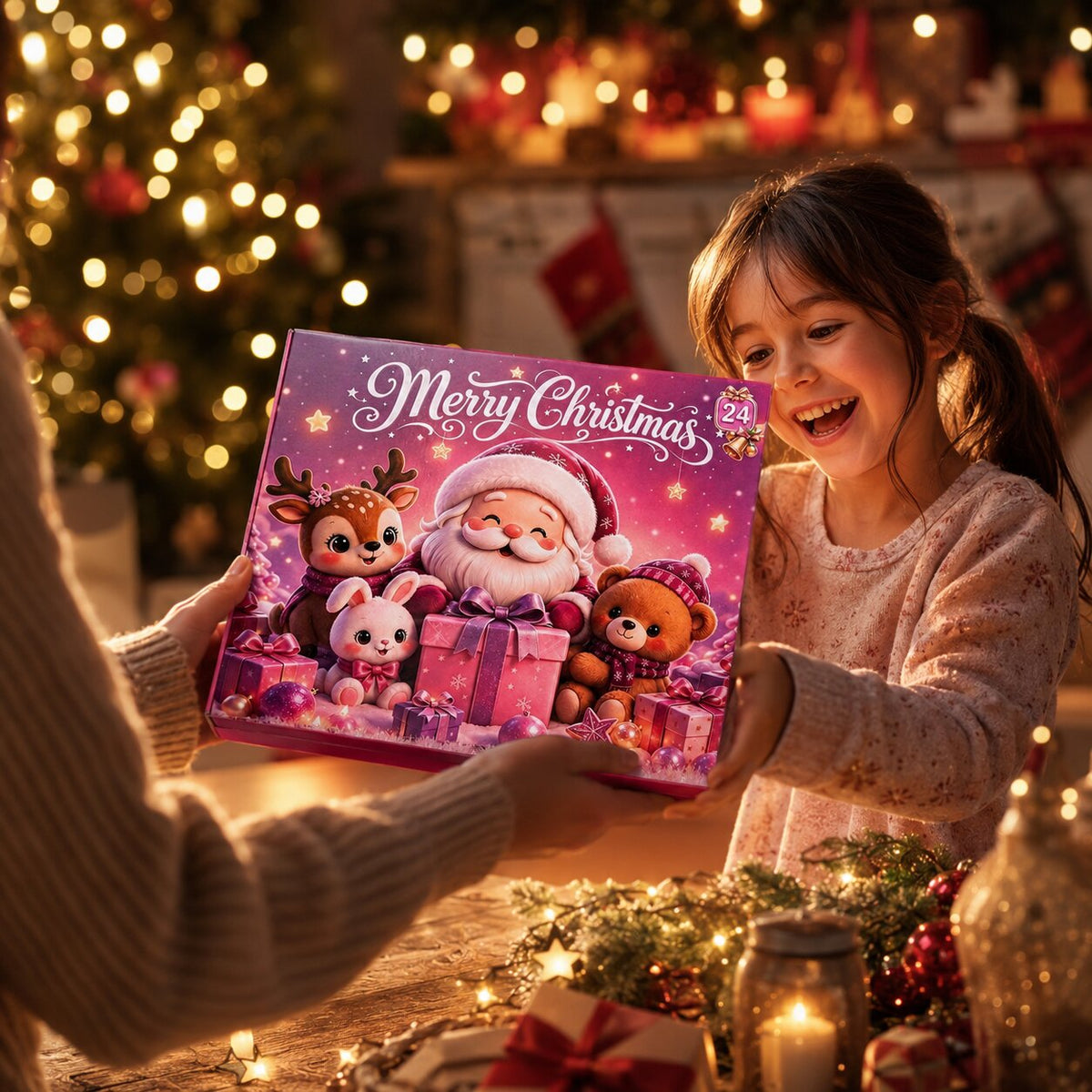 Yulecharms - Adventi naptár 24 ékszer elemmel karkötőkhöz