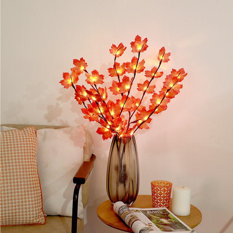 LumiFlor - LED Flower String Lights Realistic Flower and Leaf Design | Soft Battery-Powered Glow for Warm, Enchanting Ambiance | Versatile Decoration for Home, Office, Weddings, or Events