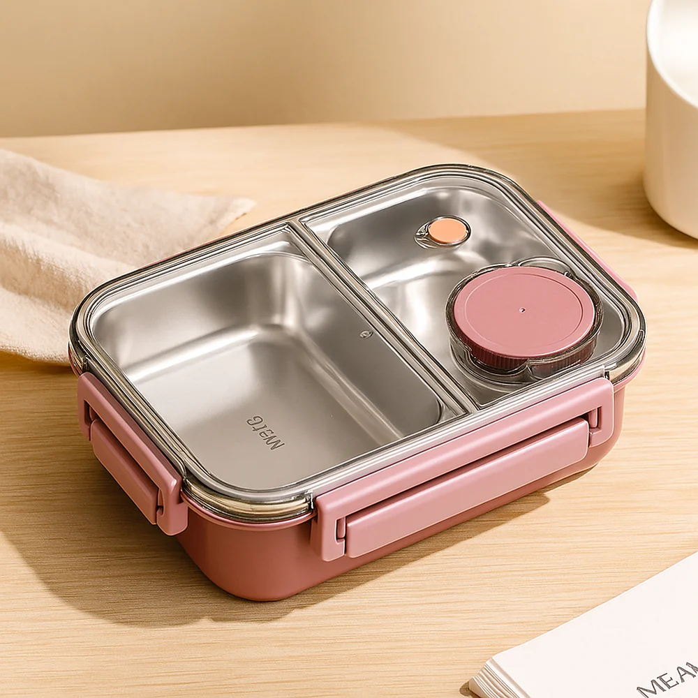 Lunch box for office and school – compact lunch box for on the go
