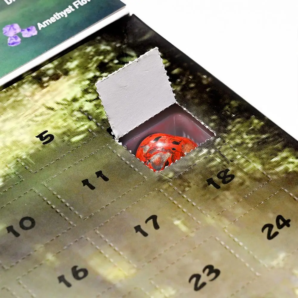 2025 Countdown Calendar Collector's Item with Gemstones