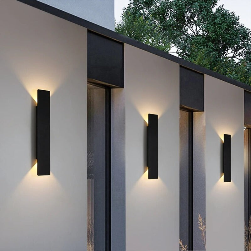 LumiLine - Modern LED Wall Lights Minimalist Design with Soft Ambient Glow | Durable Indoor & Outdoor Lighting with Energy-Efficient LEDs | Elegant Accent for Patio, Entryway, Living Room, or Hallway
