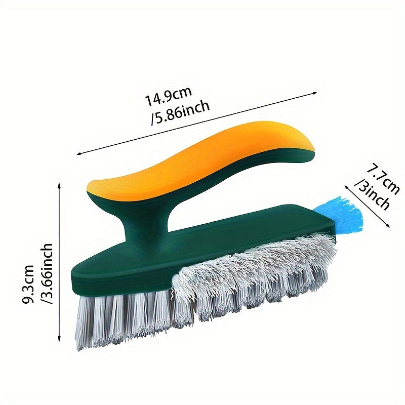 DuoScrub 2-in-1 Floor & Crevice Brush – Deep Clean Tiles & Grout with Ease