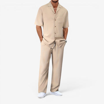 Men's Casual 2-Piece Set with Pockets