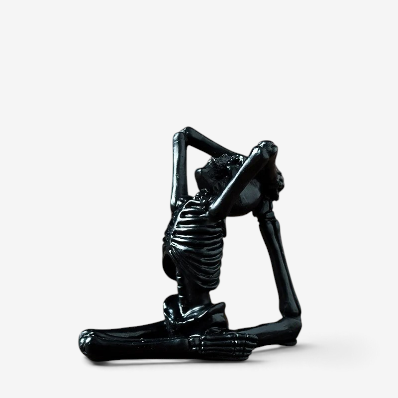 Spooky Skeleton Resin Figurine for Halloween