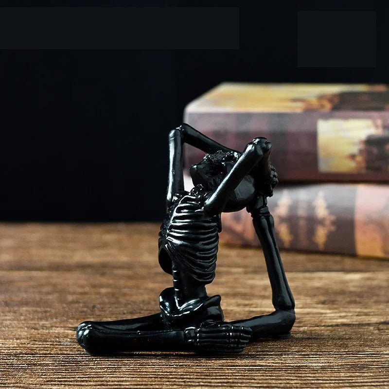 Spooky Skeleton Resin Figurine for Halloween