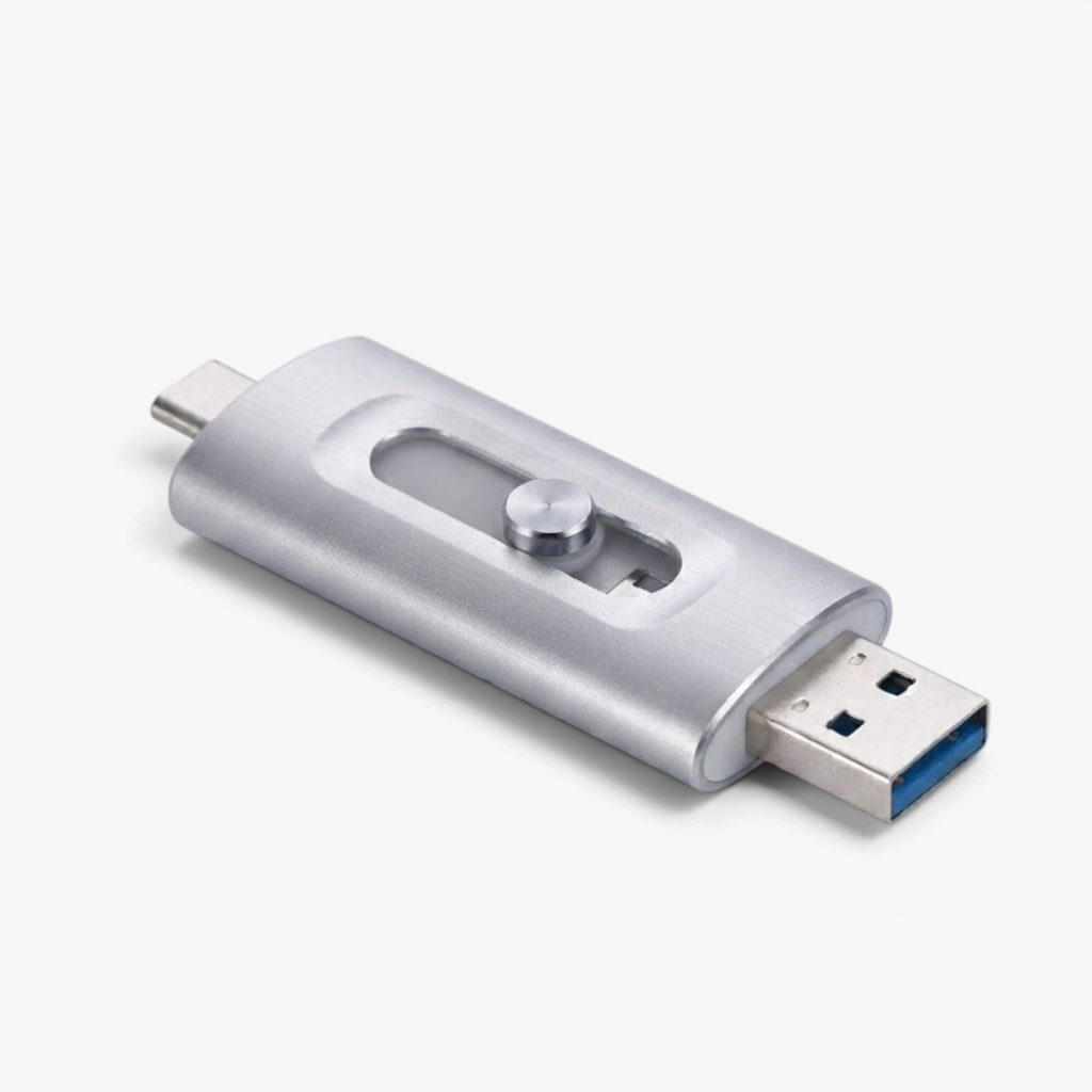 Databrace - 3 az 1-ben USB flash meghajtó USB 3.0 és Type-C csatlakozókkal