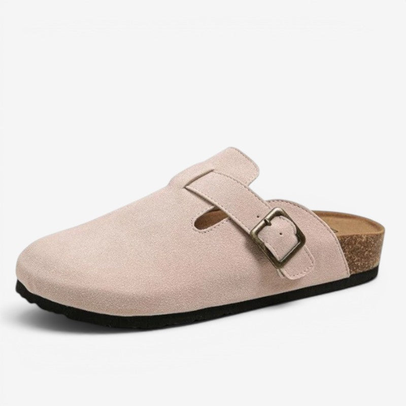 Adjustable Buckle Clogs with Round Toe
