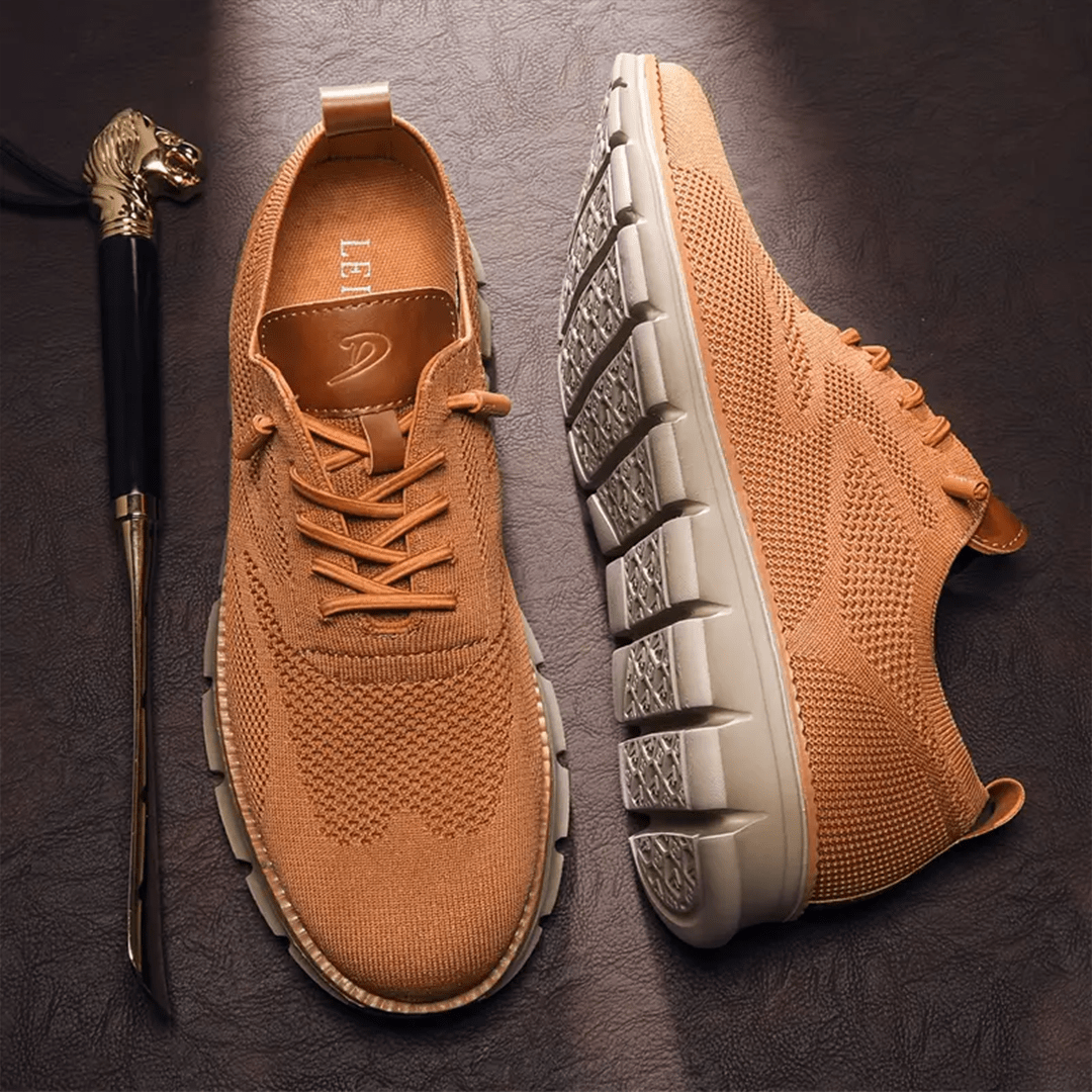 Lightweight and breathable elegant sneakers for men with anti-slip design