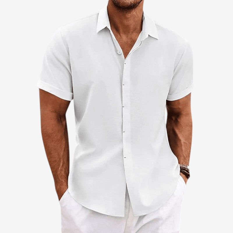 Men's Short Sleeve Button-Down Shirt