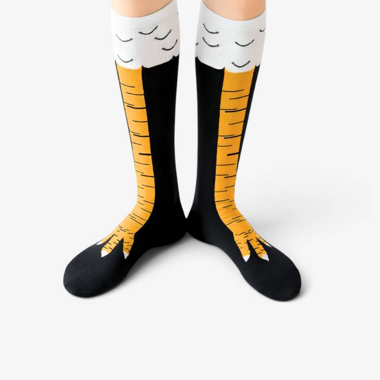 QuirkStep - Playful Chicken Claw Socks
