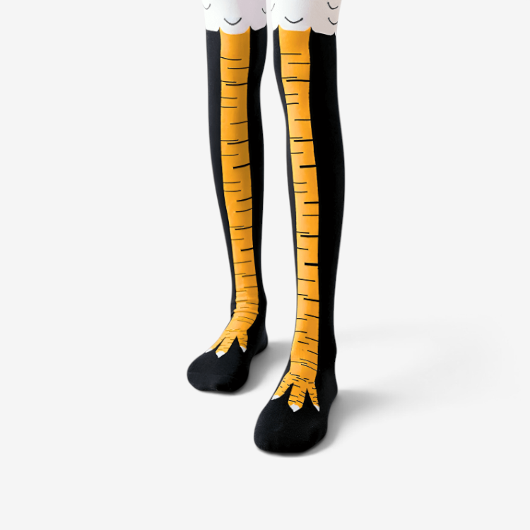 QuirkStep - Playful Chicken Claw Socks