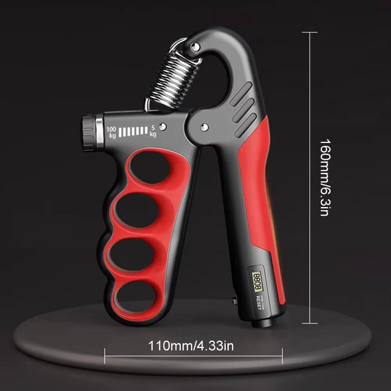 GripMastery - Állítható kézerősítő mechanikus ismétlésszámlálóval