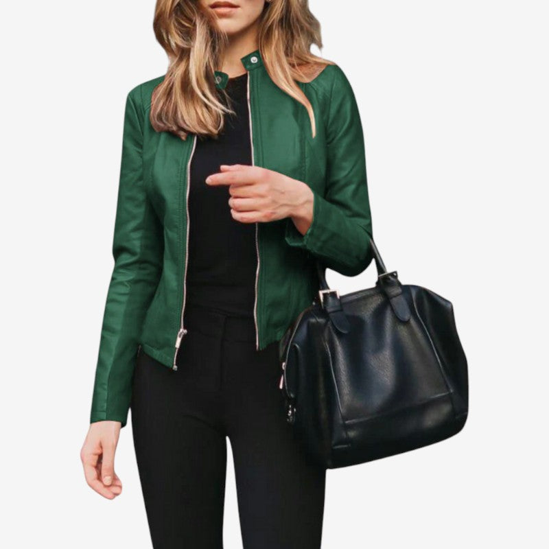 Women’s Slim Fit Long Sleeve Zip Jacket