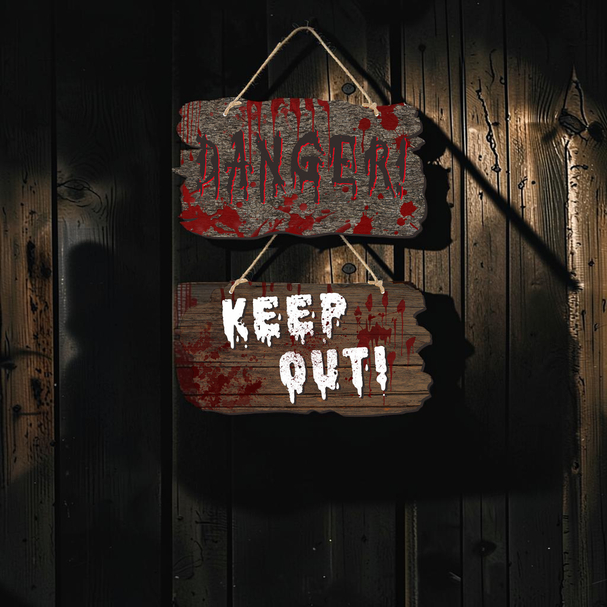 Spooky Halloween Door Signs Collection