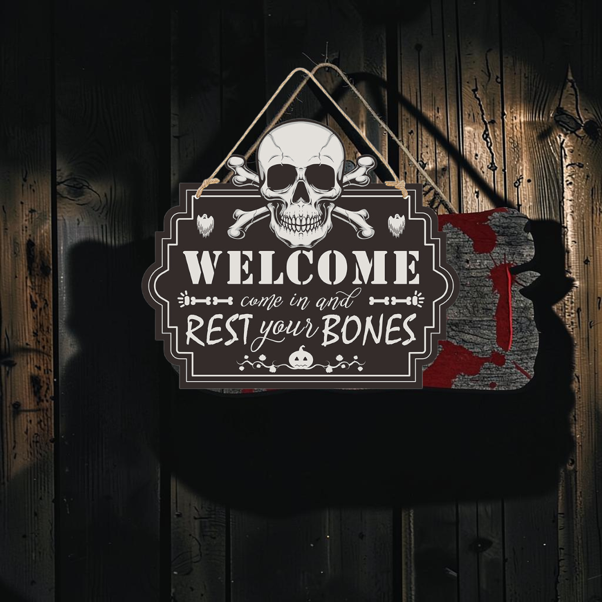 Spooky Halloween Door Signs Collection