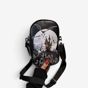 Chic Halloween Pumpkin Crossbody Bag
