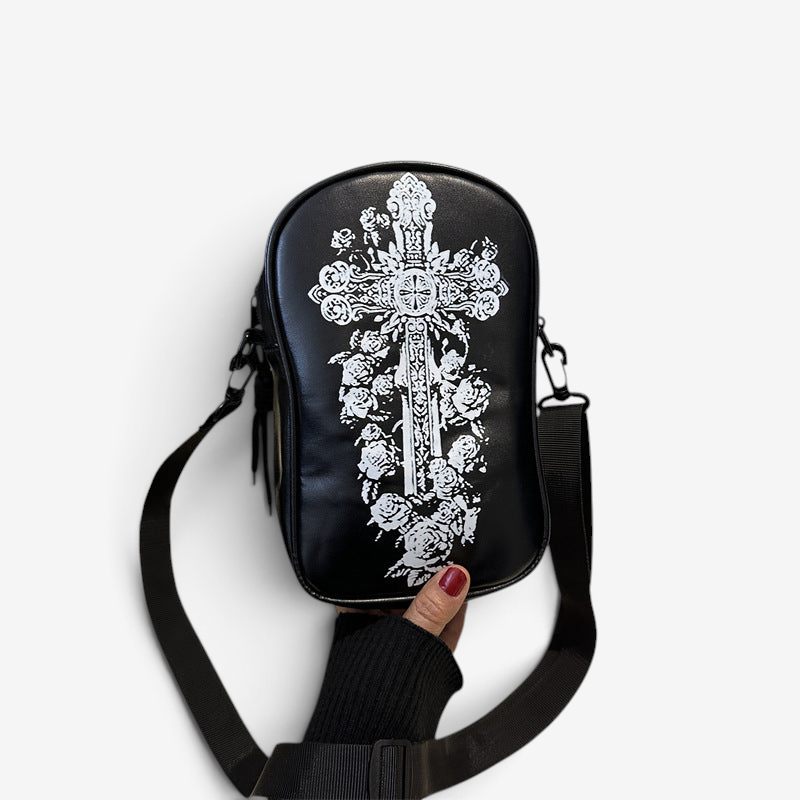 Chic Halloween Pumpkin Crossbody Bag