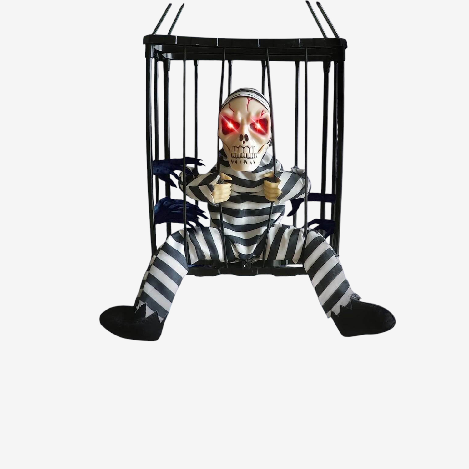 Animated Skeleton Prisoner Decoration with Sound