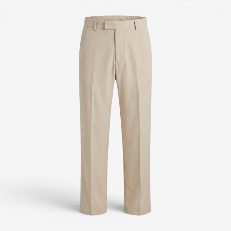 Men's Tailored Comfort Fit Cotton Trousers