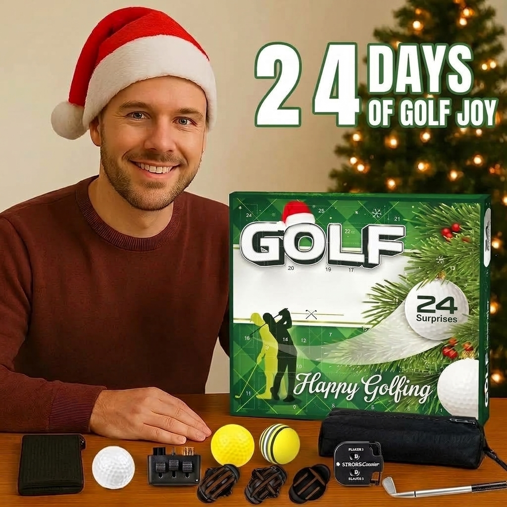 FairwayBox - Golf adventi naptár 24 darabos golf kiegészítő készlettel