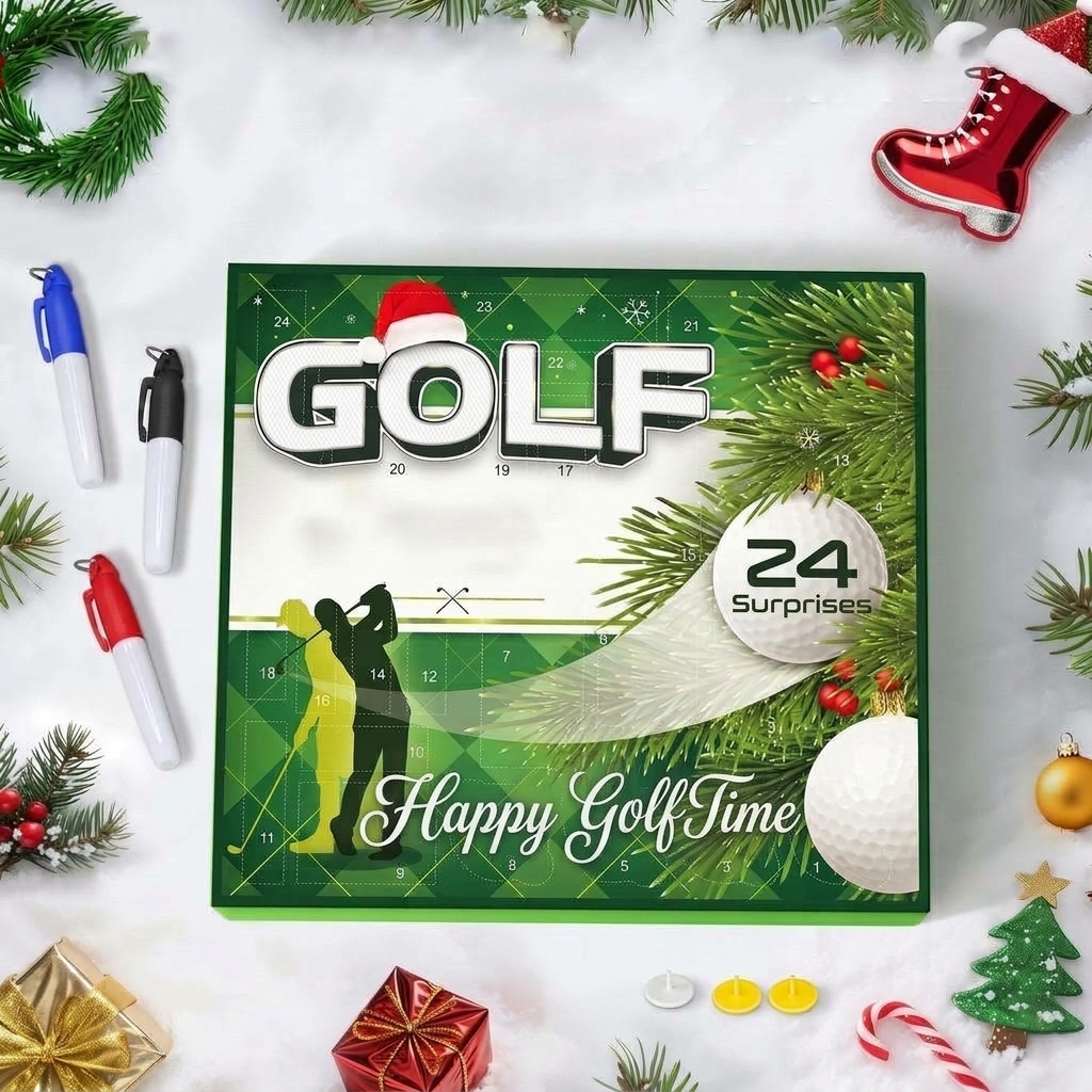 FairwayBox - Golf adventi naptár 24 darabos golf kiegészítő készlettel