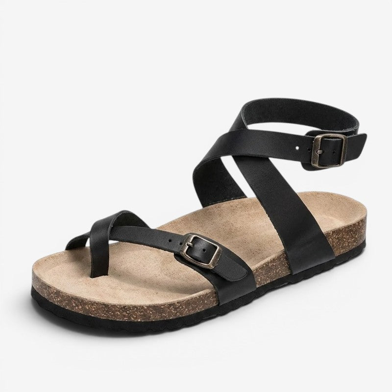 Adjustable Strap Flat Sandals