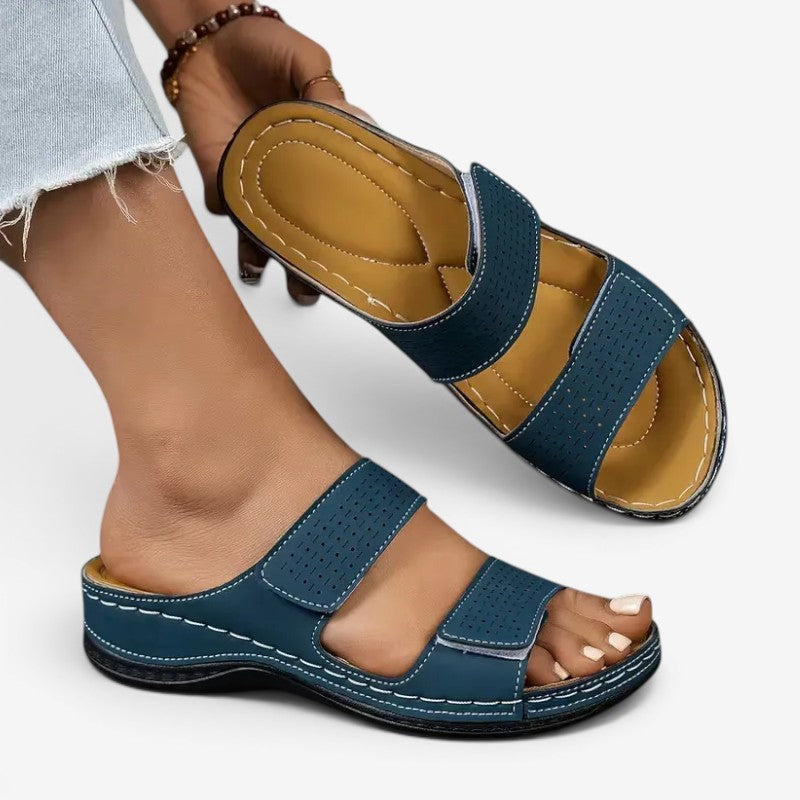 Double Strap Women's Slide Sandals