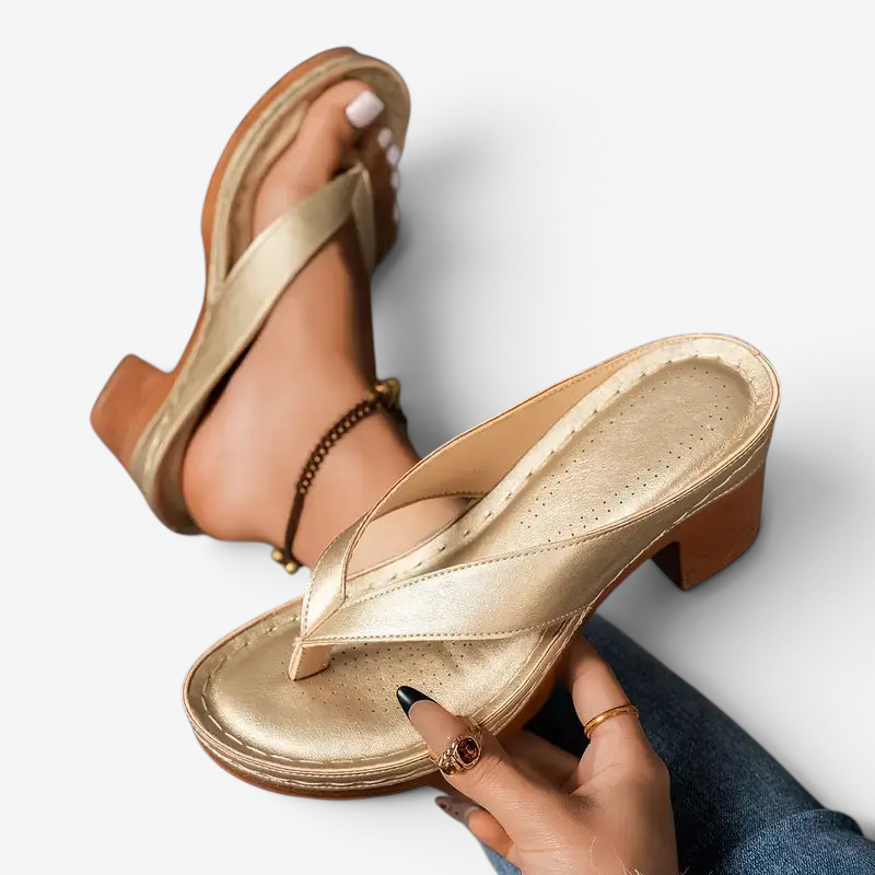 Women’s Stylish Open Toe Thick Heel Sandals