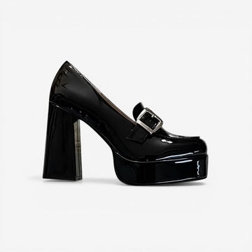 Women’s Wedge Heel Shoes with Buckle