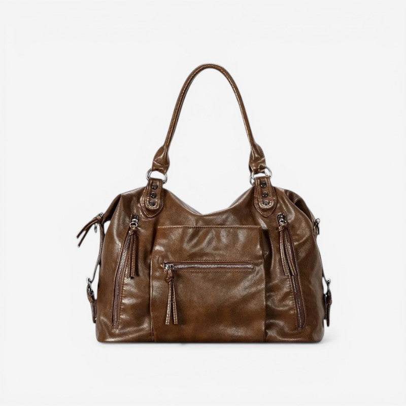 Women’s Multi-Zip Shoulder Bag