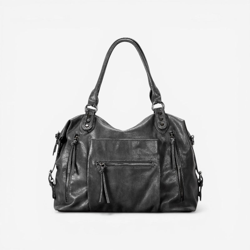 Women’s Multi-Zip Shoulder Bag