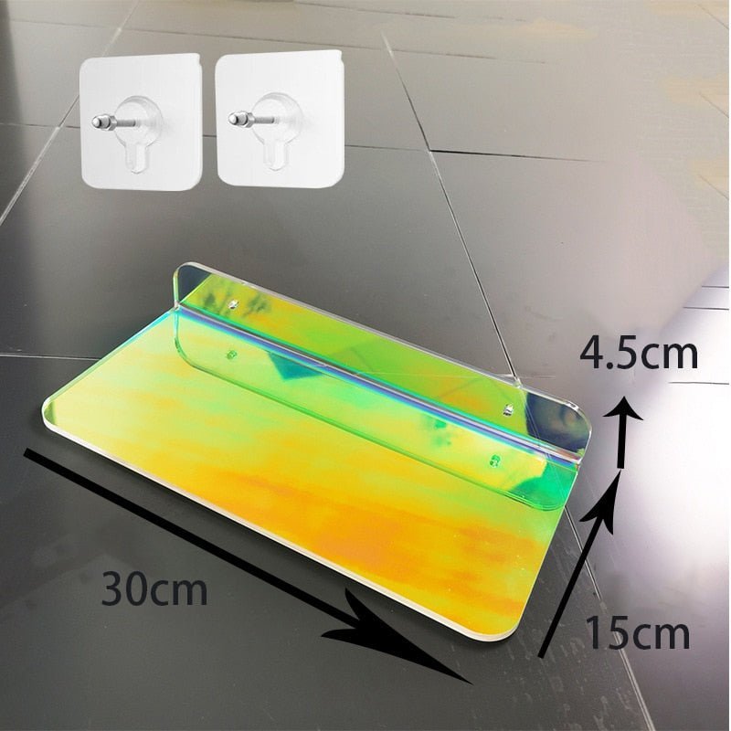 AcryLuxe - Sleek and Versatile Storage Floating Shelves
