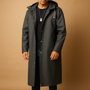 Long Waterproof EVA Rain Jacket for Men | Niels