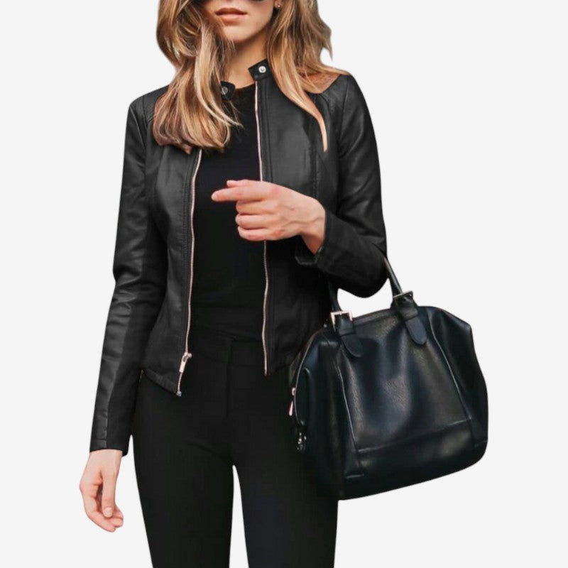 Women’s Slim Fit Long Sleeve Zip Jacket