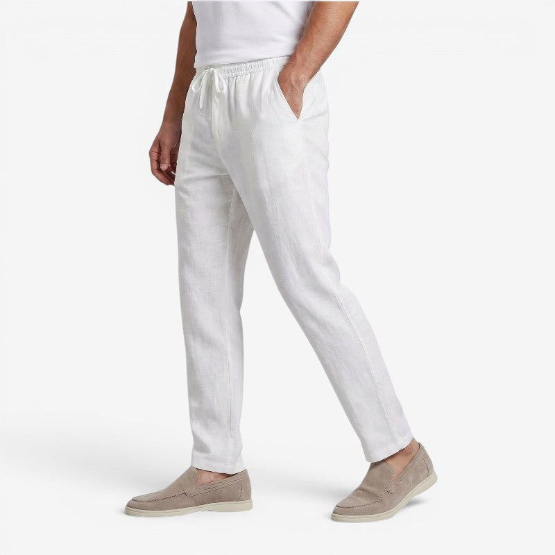 Men's Wide Leg Pants with Adjustable Waist
