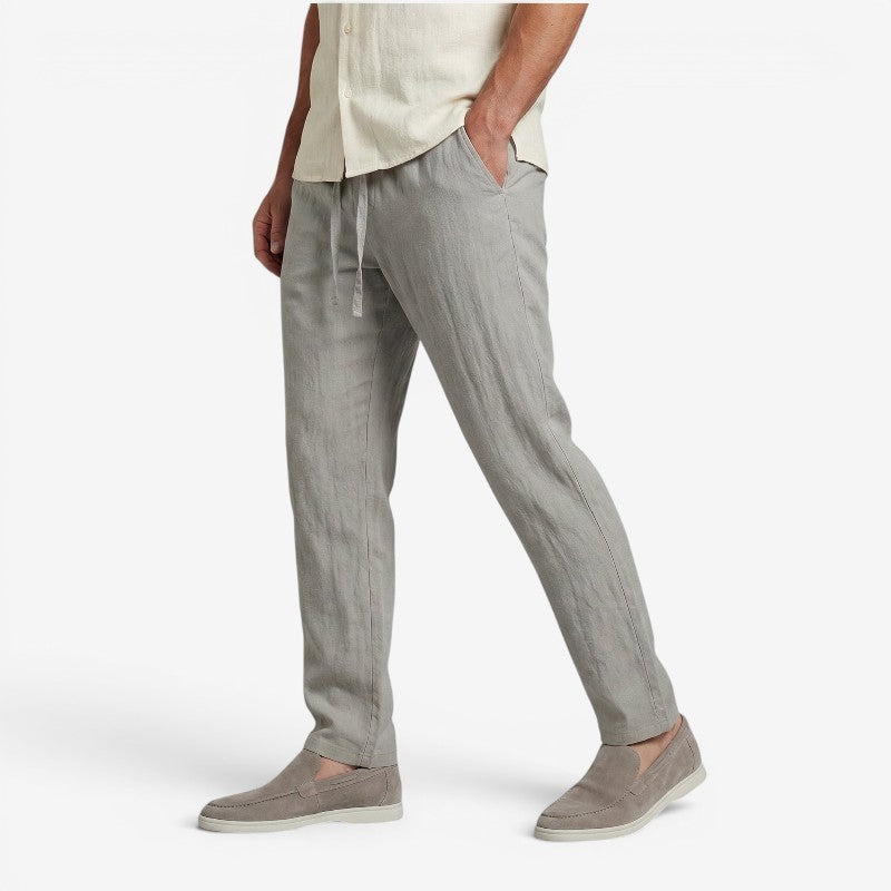 Men's Wide Leg Pants with Adjustable Waist