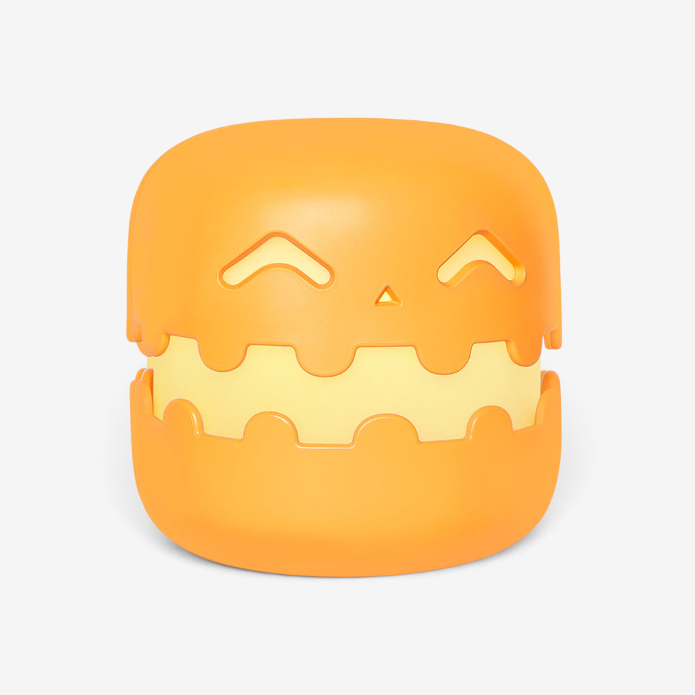 PumpkinLumi - Whimsical Pumpkin Night Light with Press Activation