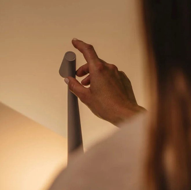SleekCone- Minimalist Conical Design for Effortless Style | Soft Ambient Light in Multiple Color Options | Versatile Accent for Bedroom, Desk or Living Room