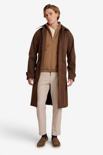 Men’s Long Trench Coat
