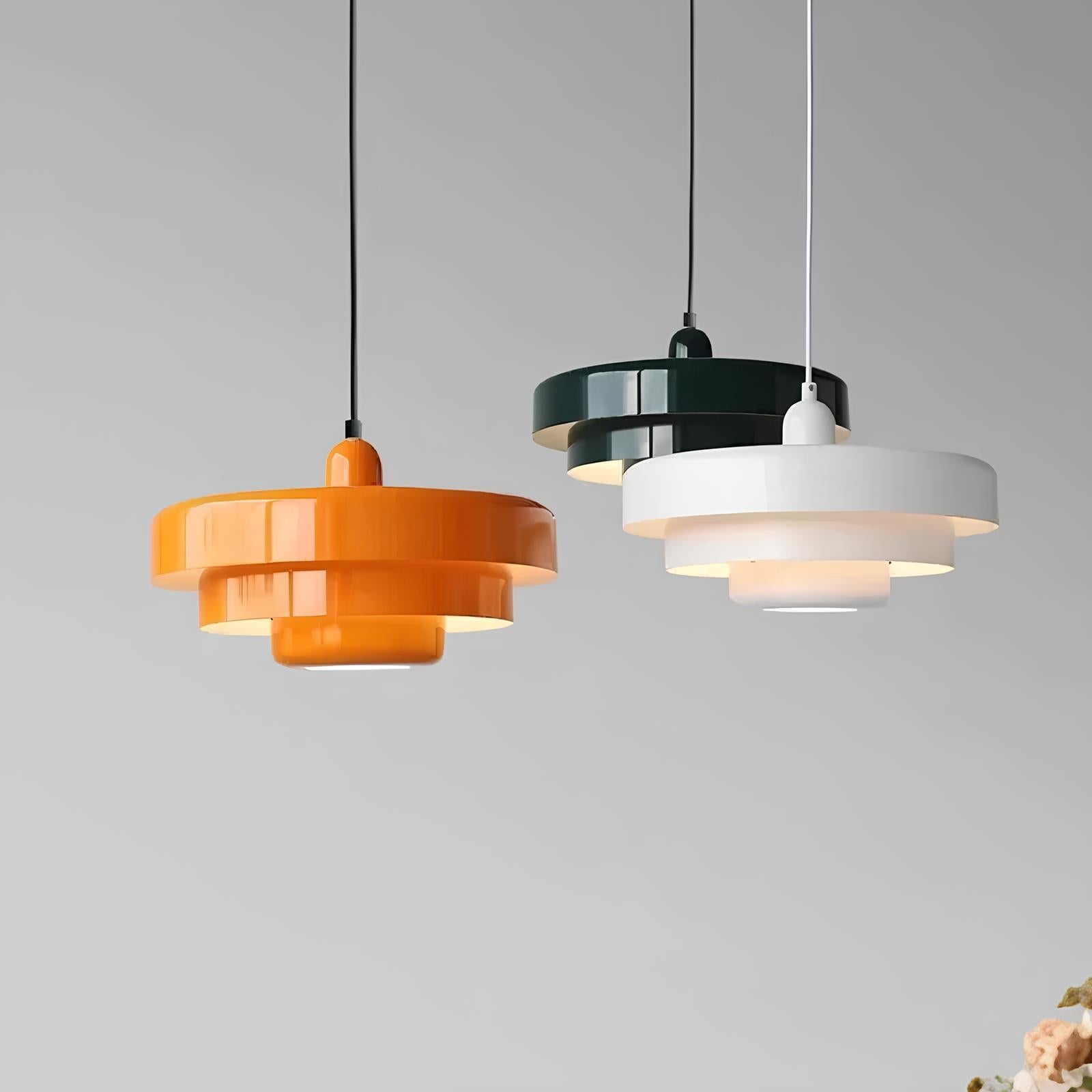 LumiNord - Elegant Glass Ceiling Light Nordic-Inspired Pendant with Sleek Slender Glass Shade | Soft Ambient Glow for Dining Room, Living Room, Hallway, or Bedroom | Adjustable Hanging Cord for Flexible Installation
