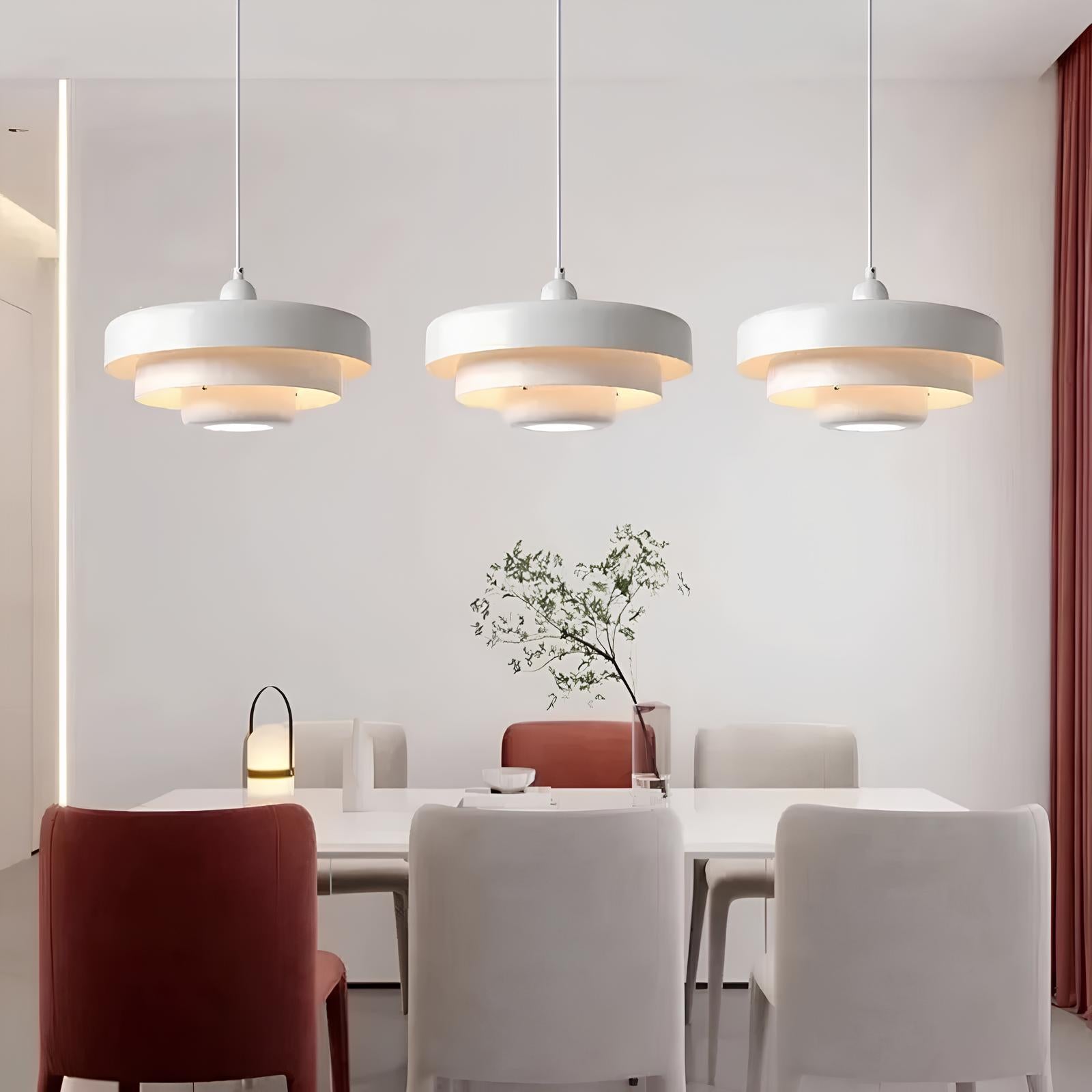 LumiNord - Elegant Glass Ceiling Light Nordic-Inspired Pendant with Sleek Slender Glass Shade | Soft Ambient Glow for Dining Room, Living Room, Hallway, or Bedroom | Adjustable Hanging Cord for Flexible Installation