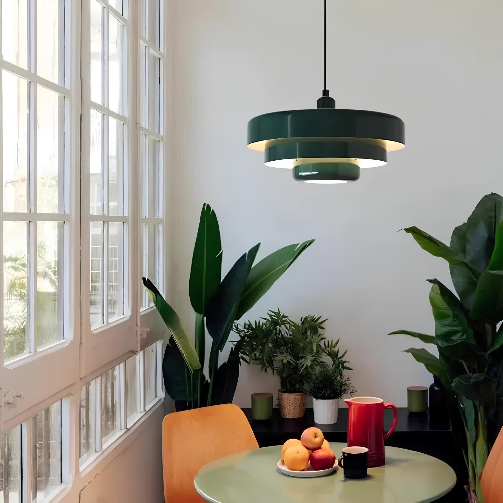LumiNord - Elegant Glass Ceiling Light Nordic-Inspired Pendant with Sleek Slender Glass Shade | Soft Ambient Glow for Dining Room, Living Room, Hallway, or Bedroom | Adjustable Hanging Cord for Flexible Installation