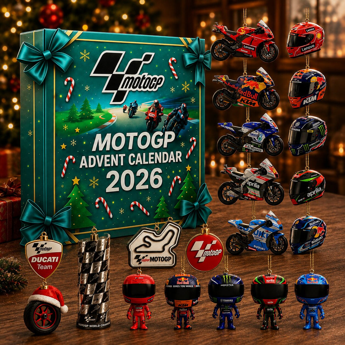 Merrymoto - Adventi naptár 24 motorsport díszítéssel
