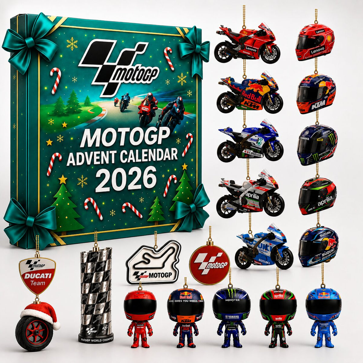 Merrymoto - Adventi naptár 24 motorsport díszítéssel