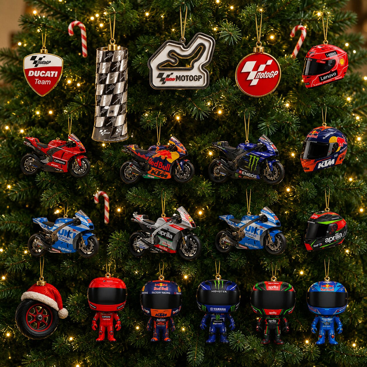 Merrymoto - Adventi naptár 24 motorsport díszítéssel