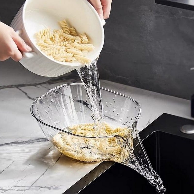EasyDrain - Adjustable Kitchen Sieve Flexible Size for Pots, Bowls, and Sinks | Durable and Lightweight Design for Easy Rinsing and Draining | Space-Saving Strainer for Fruits, Vegetables, Pasta, and More